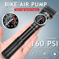 Ultralight Mini MTB Bike Air Pump With Pressure Gauge Portable Bicycle Tire Inflator Hand Pump Multifunction