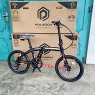 POPULER/NEW/ Sepeda Lipat folding bike polygon urbano 3 pink
