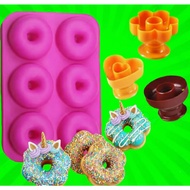 Donut Mould Silicone 6-in-1 ( Donut Cutter) Acuan Donut Acuan Bungah Donut. Donut Cutter
