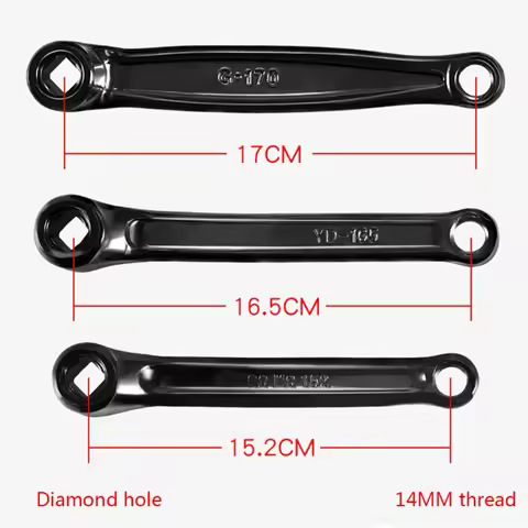 Bicycle Crank Arm 170/165/152mm Steel Bike Crank Left Arm Bicycle Replacement Left Crank Arm Availab