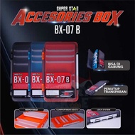 Superstar Lure Game Case J BX-07B Box Tamiya Box Fishing Bait Lure Minnow Micro jig Quality Fishing 