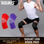 AOLIKES 1 Pair Sport Knee Support Fitness Running Cycling Knee Pads Injury Protection for Basketball