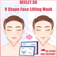 💋SG Stock💋 5p/box V shape face lifting mask Double chin slimming mask V line mask Face slimming mask