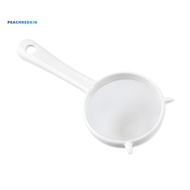 PEK-Kitchen Handheld Plastic Screen Mesh Tea Leaf Strainer Flour Sieve Colander