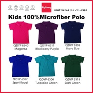 RIGHTWAY Kids 100% Microfiber Polo T-Shirt QDYP63