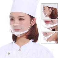 For Catering Hotel Chef Waiter - Reusable, Anti Fog, Anti-Saliva - 1/5Pcs Transparent Hygienic Safet