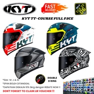 KYT TT-COURSE SERIES HELMET FULL FACE ( TOURIST MATT COOL GREY / FUSELAGE / ESPARGARO WINTER TEST ) 