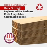 Partners Brand 14x10x8 Corrugated Cardboard Boxes, 14"L x 10"W x 8"H, Pack of 75 | Shipping, Packagi