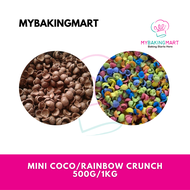 Mybakingmart | Mini Koko Crunch / Mini Rainbow Crunch 500g /1kg - Chocolate Crisp - Cocoa Jar - Choc