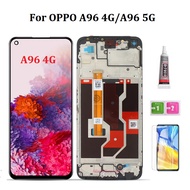 LCD With Frame For OPPO A96 4G CPH2333/A96 5G China PFUM10LCD Display With Touch Screen Glass Panel 