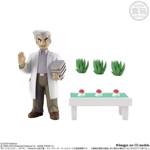In Stock Original BANDAI Pokemon Scale World Kanto Region Professor Oak Charizard Blastoise Venusaur
