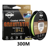 SeaKnight Brand Gravitation G9 II Fast Sinking Fishing Line 300m/150m Coated PTFE Braided Fishing Li