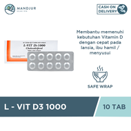 L-Vit D3 1000 10 Tablet - Memenuhi Kebutuhan Vitamin D