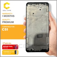 Front Housing LCD Frame Body Compatible For REALME C51