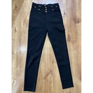 Soft denim pants/ black imported pants black pencil pants