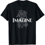 Shirt Cool Imagine Tattoo Dragon v2 T-Shirt Cotton Combed 24s: Comfortable, Stylish, and Premium Qua