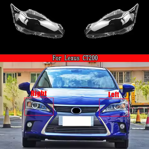 For Lexus CT200 CT200h 2012 2013 2014 2015 2016 2017 Headlamp Cover Transparent Lamp Shade Case Head