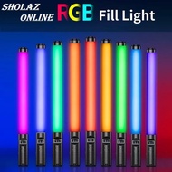 Handheld 3200-5600K RGB Lighting Stick USB Rechargeable Light With Stand For Party , Dance , Photogr