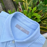 KEMEJA Oxford Shirt 8 SECONDS Baby Blue (XL)