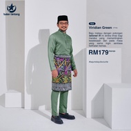 BAJU MELAYU BULAN BINTANG VINDIA GREEN