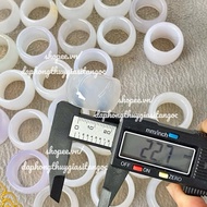 Large white ring, 17-19mm high, size 21-23mm