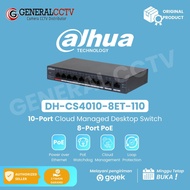 DAHUA DH-CS4010-8ET-110 10PORT CLOUD MANAGEMENT DESKTOP SWITCH 8PORT POE