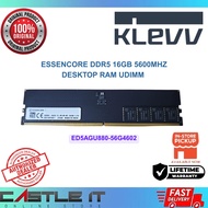 KLEVV Essencore DDR5 16GB 5600MHz Desktop RAM UDIMM ED5AGU880-56G4602