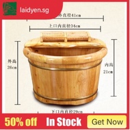 Foot spa wooden bucket / lignum cedrium / Wood Foot Spa Basin Wooden Bucket Foot Bath Massage Health