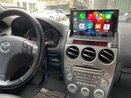 MAZDA6 專用10吋QLED螢幕安卓主機 8核心 正版導航 網路電視 CarPlay 馬自達 馬6