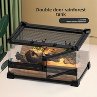 Reptile Pet Horned Frog Ecological Tank Reptile Tank Lizard Crab Tree Frog Gecko Breeding Tank Front