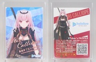 【旅人事務所】日空版 hololive Card Choco EN組 森美聲 Mori Calliope 死神 巧克力 第2彈 紀念收藏卡(贈夾套)