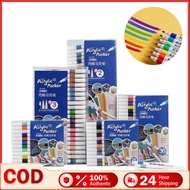 Acrylic Marker Set 12/24/36 Colour Marker pen Acrylic mark Waterproof Markerpen Kids DIY Painting  D