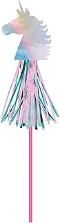 Enchanted Unicorn Party Wands - 17" | Multi-color | Pack of 8