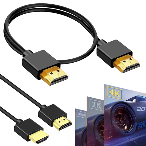 OD3.2 Ultra Soft & Thin HDMI To Mini HDMI Cord Supports High Speed 4K@60Hz 18gbps 2160p 1080p Extrem