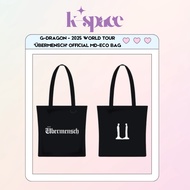 G-DRAGON - 2025 WORLD TOUR 'ÜBERMENSCH' OFFICIAL MD-ECO BAG