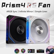 Prism 4RS Black / White 5V ARGB 3Pin PWM 12CM Casing Fan Reverse