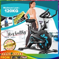 HANMA 615A Black Flower Indoor Gym Workout Fitness Dynamic Exercise Bike Basikal Kayuh Senam