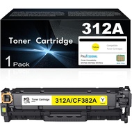 312A Yellow Toner Cartridge 1-Pack High Yield Replacement for HP 312A Toner Color Laserjet Pro MFP M