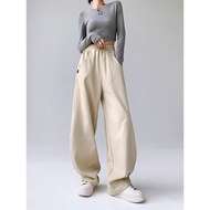 Women's High Waist Sport Pants - Loose Fit for Spring & Autumn