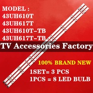 (NEW 1SET) LG 43" LED 43UH610T 43UH617T TV Backlight LAMP TV Backlight 43UH610 43UH610T-TB 43UH617T-
