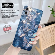 HP Softcase Samsung Galaxy A04 Fashion Case Butterfly Case Samsung Galaxy A04 Silicone TPU Pro Camer