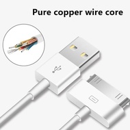 Durability 30Pin USB To USB Data Cable For Phone 4/4s Pad 1/2/3 Charging and Data Transfer Wire 100c