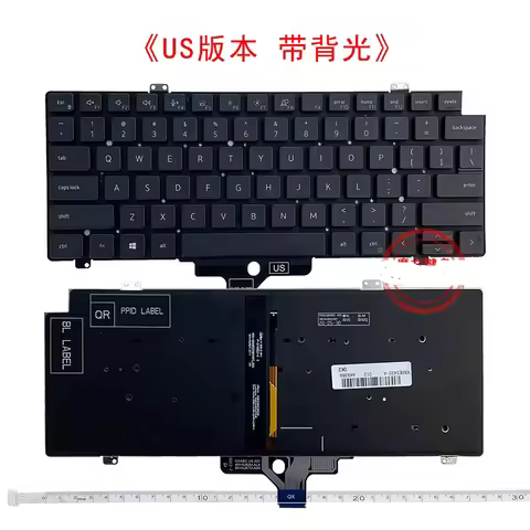 US Laptop Keyboard for DELL LATITIDE 5430 7420 5431 5440 5420 5421 2-in-1 0NJGWK 0cw3r5