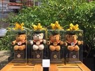 Piala boneka wisuda / kado wisuda / piala wisuda kelulusan sekolah PAUD TK SD SMP SMA Universitas