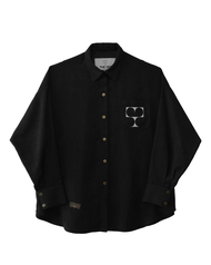 The SRT X17 (TST308) Velvet Oversized Shirt (เฉพาะเสื้อ)