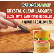 20L Crystal Clear Lacquer Wood-Kare - Non Yellowing Acylic Based Top Coat