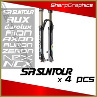 ✲ ✙✷ ۩ SR Suntour RUX Durolux Aion Axon Auron Zeron NEX NCX Bike Fork Brand Sticker Decal
