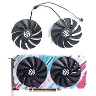 2 FAN Brand new 89MM 4PIN DC 12V 0.46A RTX 4060 GPU fan suitable for Zotac GeForce RTX 4060-8GB X-GA