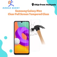 MB Samsung Galaxy M22 Clear Tempered Glass Screen Protector