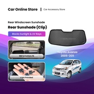 OEM Rear Windscreen CarFit Sunshade For Toyota Avanza 2003-2010 Block 67.3% UV & 66.9% U